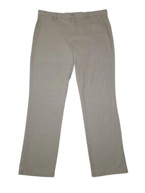 Old Navy Mens Ultimate Straight Khaki Pants 38x34 Beige Cotton Blend